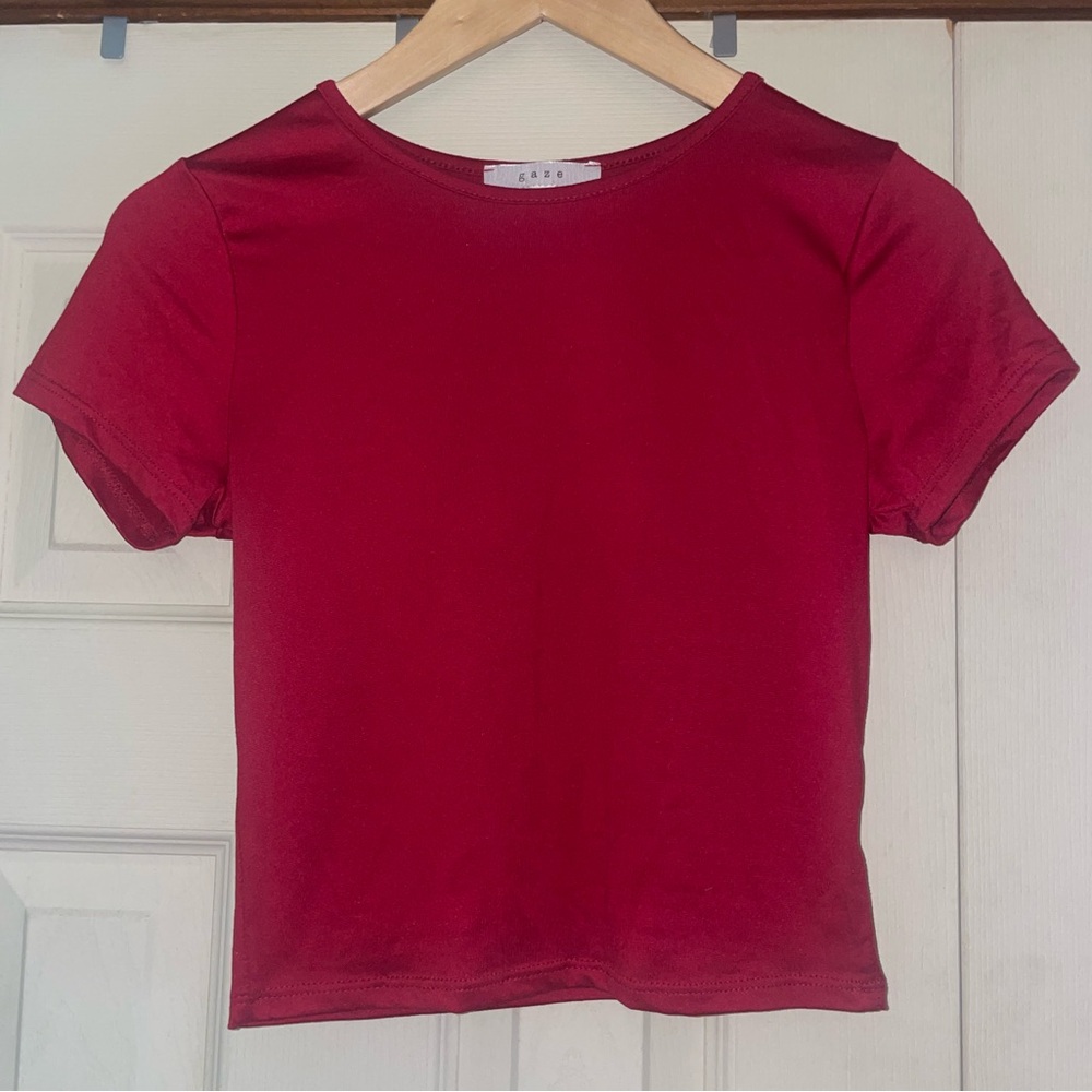 Gaze Red Short Sleeve Women's Tee